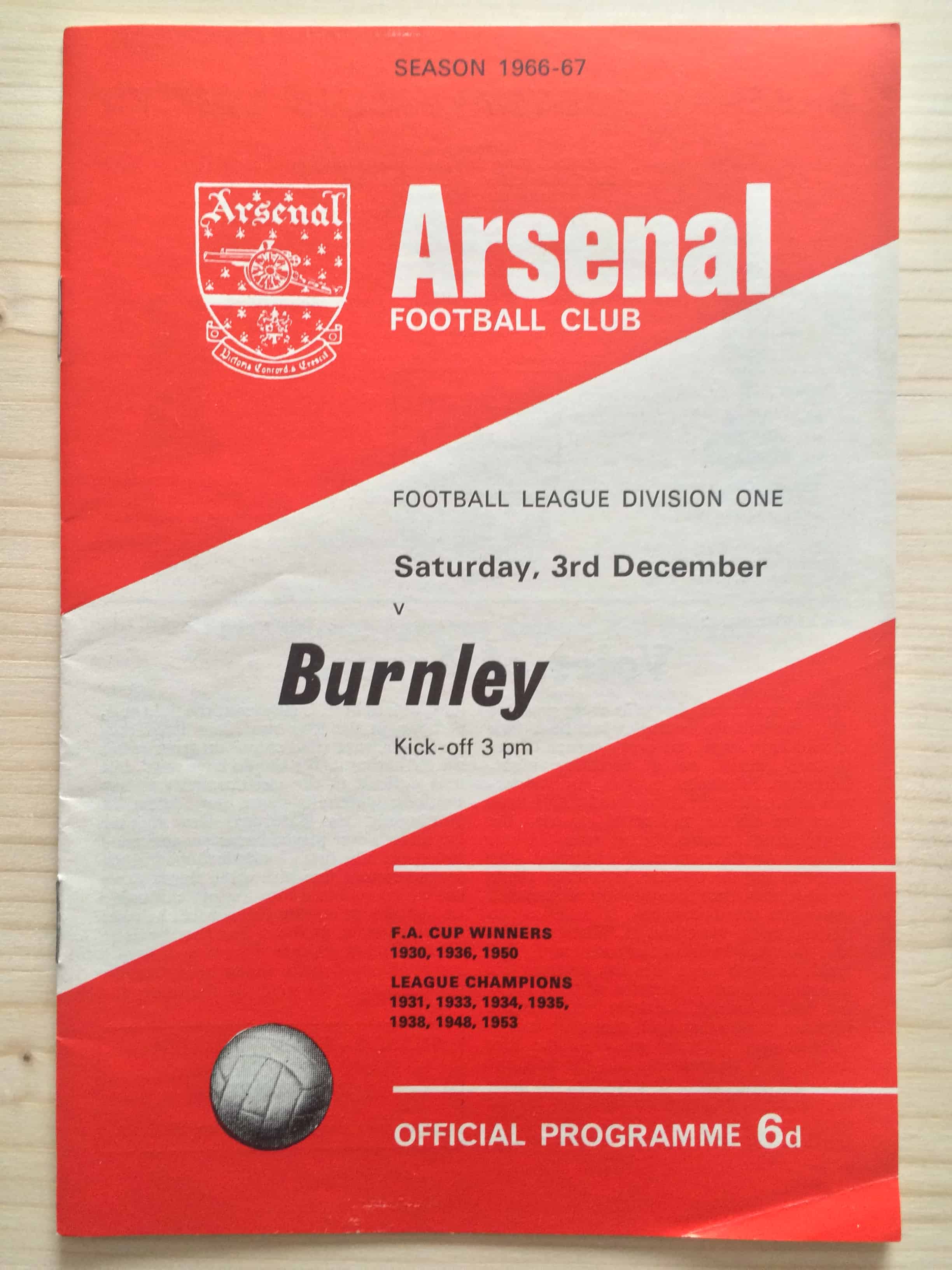 Arsenal FC v Burnley FC